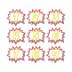 Comic Numbers | Machine Embroidery Designs by JuJu