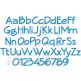 Eat Your Veggies Embroidery Font | Machine Embroidery Designs by JuJu