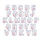 Firecracker Alphabet | Machine Embroidery Designs by JuJu