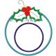 Holly Ornament | Machine Embroidery Designs by JuJu/ Stitch Away Applique 