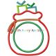 Santa Bag Monogram Circle | Machine Embroidery Designs by JuJu/ Stitch Away Applique 