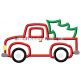 Vintage Truck Tree | Machine Embroidery Designs by JuJu/ Stitch Away Applique 