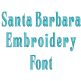 Santa Barbara | Machine Embroidery Designs by JuJu
