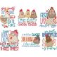 Sassy Chickens Word Art 1 | Machine Embroidery Designs by JuJu