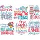 Sassy Cocktail Word Art Machine Embroidery Designs by JuJu
