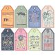 In The Hoop Sassy Luggage Tags | Machine Embroidery Designs by JuJu
