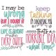 Sassy Pants Word Art 3 | Machine Embroidery Designs by JuJu