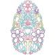 Scandinavian Easter Eggs Digital Embroidery Designs by JuJu