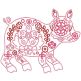 Scandinavian Farm Animals Digital Machine Embroidery Designs by JuJu