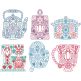 Scandinavian Kitchen Machine Embroidery Designs by JuJu