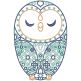 Scandinavian Owls | Machine Embroidery Designs by JuJu