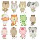 Scribble Critters Applique Machine Embroidery Designs by JuJu