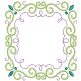 Scrolly Monogram Frames | Machine Embroidery Designs by JuJu