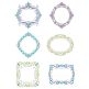 Scrolly Monogram Frames | Machine Embroidery Designs by JuJu