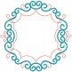 Scrolly Monogram Frames 2 | Machine Embroidery Designs by JuJu