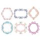 Scrolly Monogram Frames 2 | Machine Embroidery Designs by JuJu