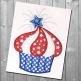 July Cupcake | Machine Embroidery Designs by JuJu