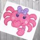 Shy Crab Boy and Girl | Machine Embroidery Designs by JuJu