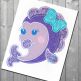Shy Fish Boy and Girl | Machine Embroidery Designs by JuJu