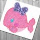 Shy Whale Boy and Girl | Machine Embroidery Designs by JuJu