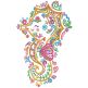Sea Life Doodles Machine Embroidery Designs by JuJu