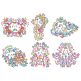 Sea Life Doodles Machine Embroidery Designs by JuJu