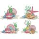Sea Shell Splendor 2 | Machine Embroidery Designs by JuJu
