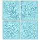 Seashells Quilt Blocks 1 Digital Embroidery Designs by JuJu