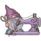 Sewing Gnome Machine | Machine Embroidery Designs by JuJu