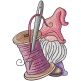Sewing Gnome Thread | Machine Embroidery Designs by JuJu