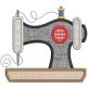 Sewing Room Applique 1 Machine Embroidery Designs by JuJu