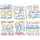 Sewing Room Word Art 2 | Machine Embroidery Designs by JuJu
