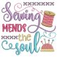 Sewing Sayings Set 2 Machine Embroidery Designs by JuJu