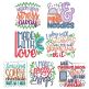 Sewing Sayings Set 4 Machine Embroidery Designs By JuJu
