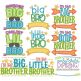                                 Sibling Word Art Brothers Machine Embroidery Designs by JuJu
                            