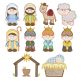 Silent Night Nativity Applique Machine Embroidery Designs By JuJu