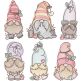 Silly Gnomes Sketch | Machine Embroidery Designs by JuJu