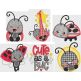 Silly Ladybugs Digital Machine Embroidery Designs by JuJu