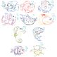 Silly Sea Creatures Vintage Stitch Machine Embroidery Designs by JuJu