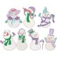 Silly Snowmen Applique | Machine Embroidery Designs by JuJu