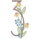 Simple Floral Farmhouse Numbers | Machine Embroidery Designs by JuJu