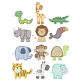 Simple Jungle Applique Machine Embroidery Designs By JuJu