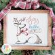 Simply Christmas Sketch 2 Embroidery Design Set | Designs by JuJu