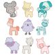 Simply Farm Critters Applique Machine Embroidery Designs By JuJu