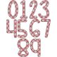Simply Plaid Numbers | Machine Embroidery Designs by JuJu