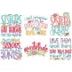 Sister Aunt Word Art | Machine Embroidery Designs by JuJu