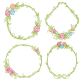 Sketch Monogram Frames 1 | Machine Embroidery Designs by JuJu
