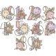 Sketch Summer Numbers | Machine Embroidery Designs by JuJu