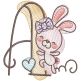 Sketchy Easter Alphabet Digital Machine Embroidery Designs by JuJu