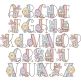 Sketchy Easter Alphabet Digital Machine Embroidery Designs by JuJu